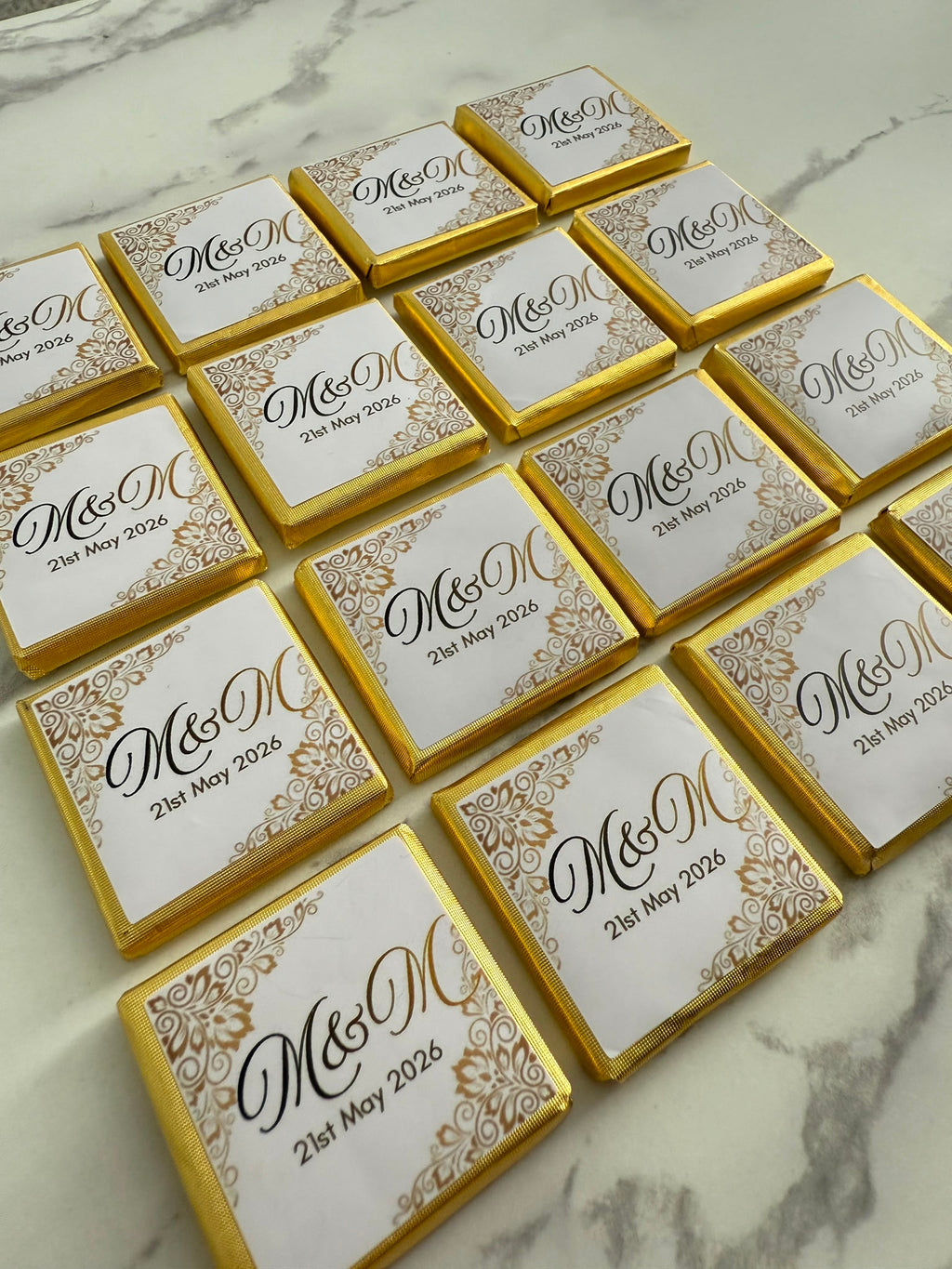 Personalised Chocolate Squares