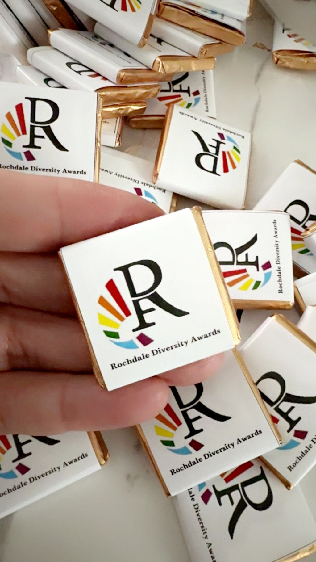 Personalised Chocolate Squares