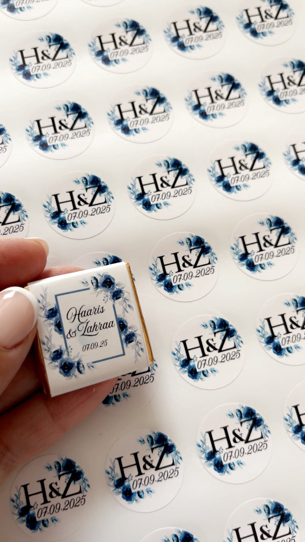 Personalised Chocolate Squares