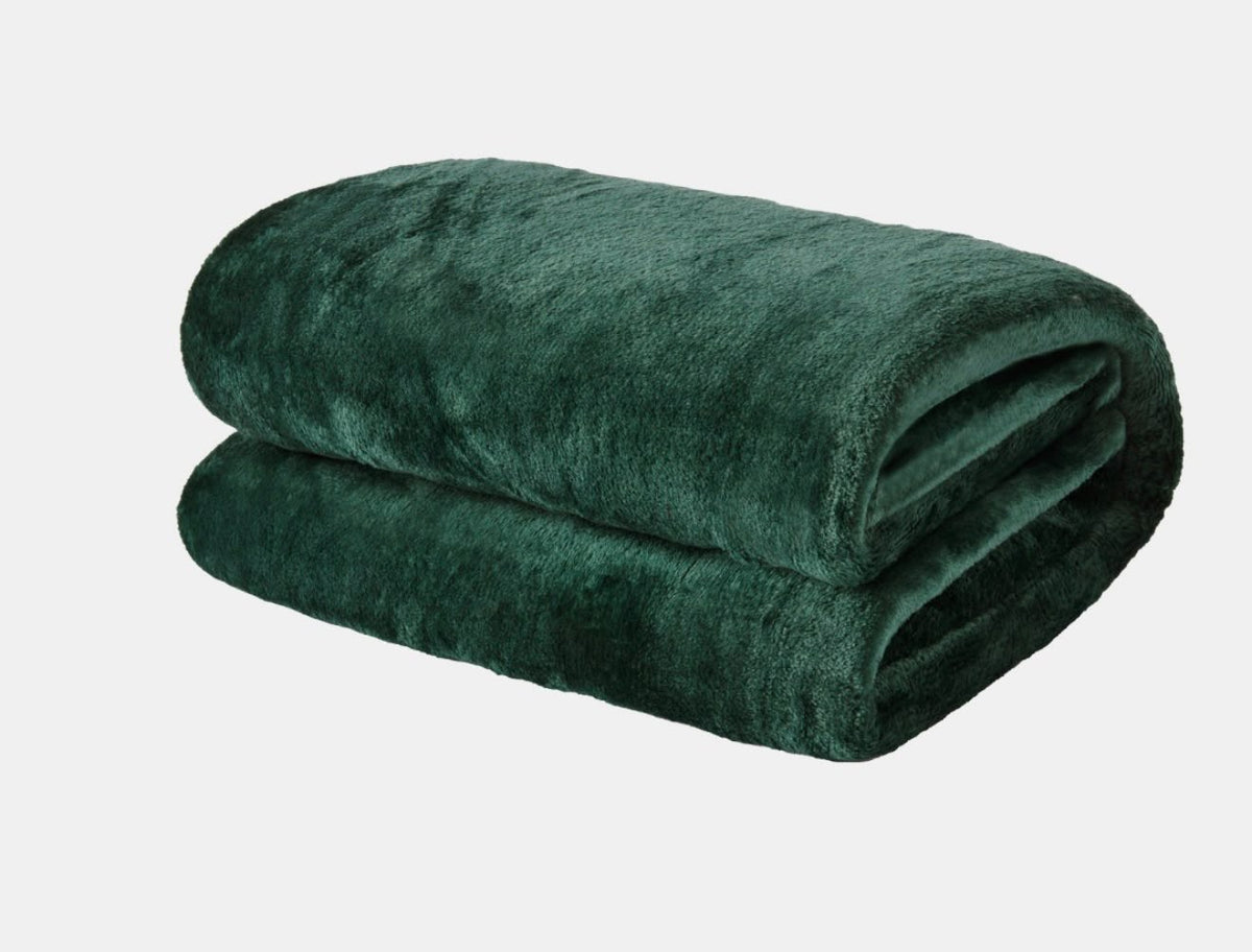 Personalised fleece throw